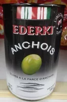 Mängden socker i Olives farcies à la farce d'anchois