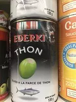 Mängden socker i Olives Farcies Au Thon, La Boîte De