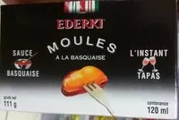 Mängden socker i Moules sauce basquaise EDERKI