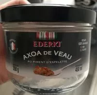 Mängden socker i Axoa de veau