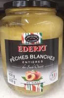 Mängden socker i Pêches Blanches Entières du Sud-Ouest au Sirop