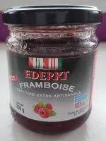 Mängden socker i Confiture de framboise