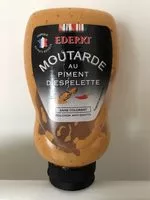 Mängden socker i Moutarde au piment d’espelette