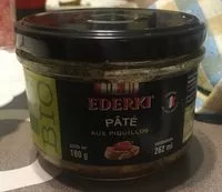 Mängden socker i Paté aux piquillos