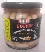 Mängden socker i Haricots blancs au naturel