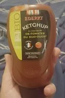 Mängden socker i KETCHUP tomate SUD-OUEST