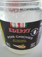 Mängden socker i Pois chiche au naturel