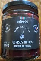 Mängden socker i Confiture extra cerises noires