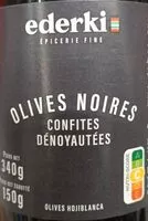 Mängden socker i Olives noires
