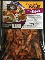 Mängden socker i Émincés de Poulet Saveur Tikka