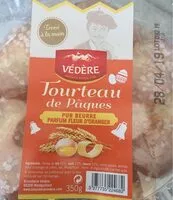 Mängden socker i Tourteau de Pâques