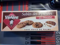 Mängden socker i Sablés des Pyrénées au chocolat