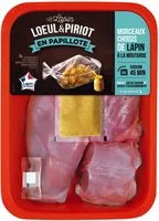 Mängden socker i Découpe de lapin papillote moutarde