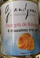 Mängden socker i Escargots de Bourgogne - 8 douzaines très gros