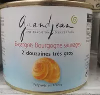 Mängden socker i Escargots Bourgogne sauvages - 2 douzaines très gros