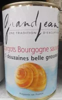Mängden socker i Escargots Bourgogne sauvages - 5 douzaines belle grosseur