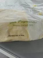 Mängden socker i Beurre 1/2 sel