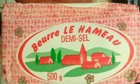 Mängden socker i Beurre Le Hameau demi-sel