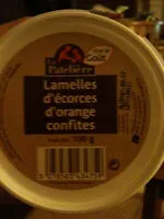 Mängden socker i Lamelles d'écorces d'orange confites