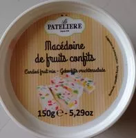 Mängden socker i Macedoine de fruits confits LA PATELIERE