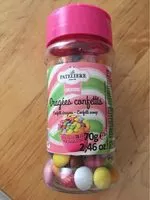 Mängden socker i Dragées confettis