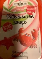 Mängden socker i Pâte a sucre rouge