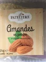 Mängden socker i Amandes en poudre