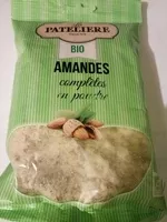 Mängden socker i Amandes complètes en poudre