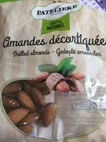 Mängden socker i Amandes decortiquees LA PATELIERE