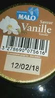 Mängden socker i Yaourt au lait entier saveur vanille