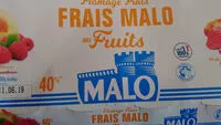 Mängden socker i Fromage frais Malo aux fruits