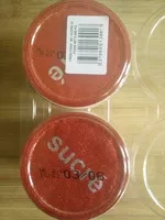 Mängden socker i Fromage frais sucré 40%* *Matières grasses sur extrait sec soit 7% de matières grasses sur produit fini.
