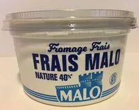 Mängden socker i Fromage Frais Malo 40% 500g