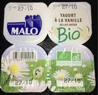 Mängden socker i Yaourt au lait entier à la vanille BIO