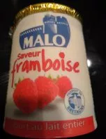 Mängden socker i Yaourt au lait entier saveur framboises