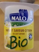 Mängden socker i Yaourt saveur citron Bio