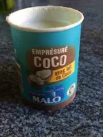 Mängden socker i Lait pasteurisé emprésuré sucré à la noix de coco
