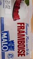 Mängden socker i Fromage frais sur lit de framboise