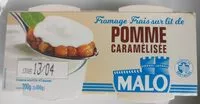 Mängden socker i Fromage frais sur lit de pomme caramélisée