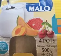 Mängden socker i Yaourt au lait entier saveurs d'été