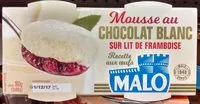 Mängden socker i Mousse au Chocolat Blanc sur Lit de Framboise