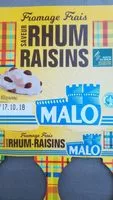 Mängden socker i Fromage Frais saveur Rhum Raisins