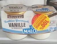 Mängden socker i Yaourt Gourmand Vanille Malo
