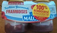 Mängden socker i Le crémeux framboise