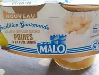 Mängden socker i Yaourt lait entier sur lit de poire et fève tonka