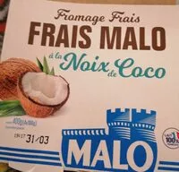 Mängden socker i Fromage frais à la noix de coco Malo