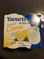Mängden socker i yaourt sucré au lait entier saveur citron