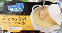 Mängden socker i Riz au lait saveur vanille
