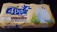 Mängden socker i Yaourt Saveur Vanille au Lait Entier