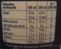 Mängden socker i Orangina Zéro